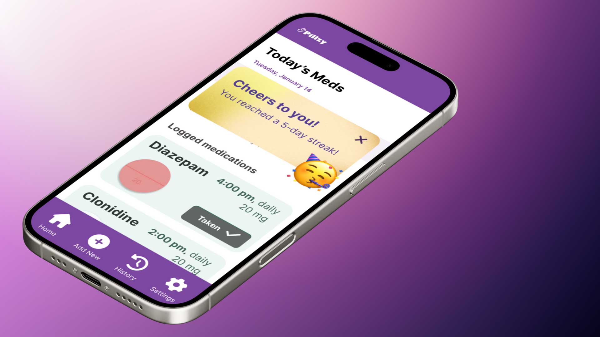Pillzy project preview
