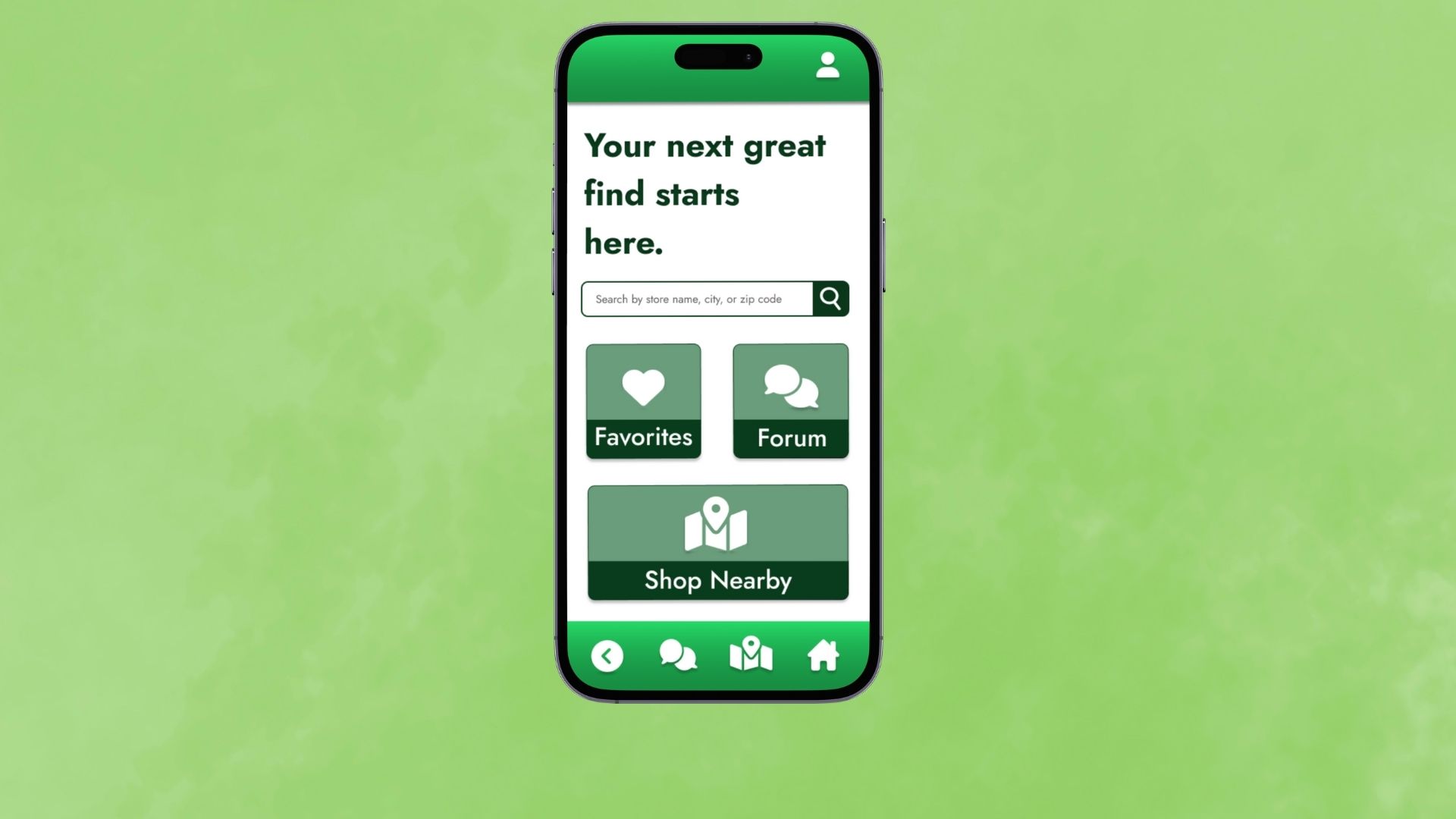 Thrift Finder project preview